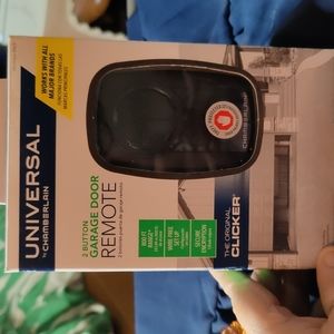 Chamberlain KLIK5U-BK2 Clicker 2-Button Garage Door Opener Remote with Visor Cli